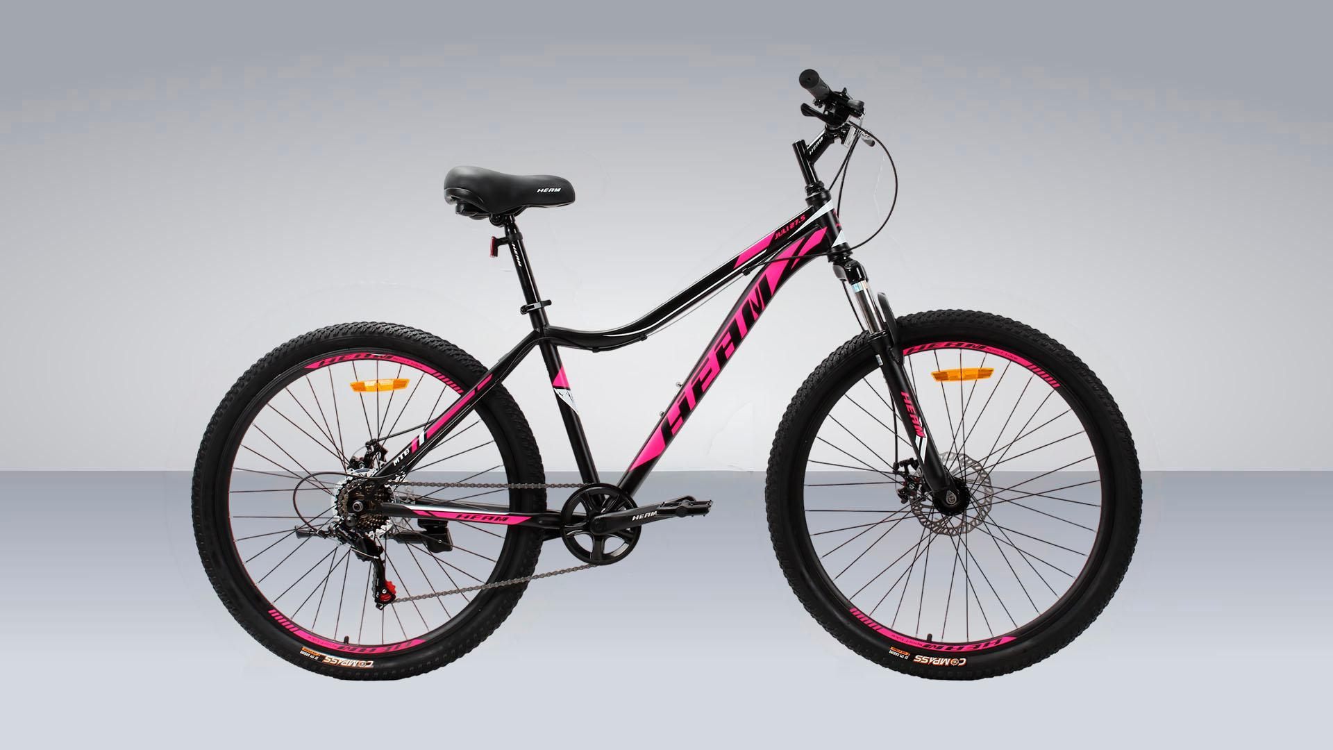 Велосипед HEAM JULI 27.5 Рама сталь, Прямая посадка, Широкое седло, Shimano